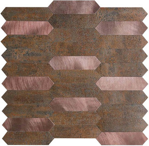 Wall Self-adhesive Panel Sticker, rusty shapes