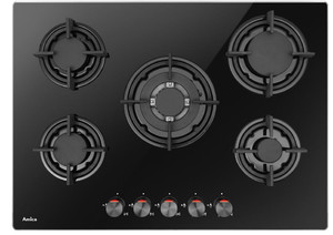 Amica Gas Hob on Glass PGCA7101AoB