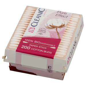 Cleanic Biodegradable Cotton Buds Pure Effect 200 pack