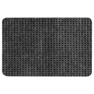 FRIKTION Door mat, grey, 38x58 cm