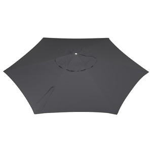 LINDÖJA Parasol canopy, anthracite, 300 cm