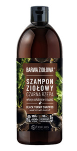 Barwa Black Turnip Shampoo for Weak Hair Anti-dandruff 480ml