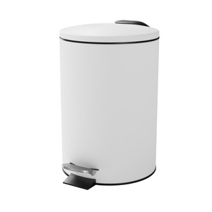 GoodHome Bathroom Waste Bin Koros 3 l, white