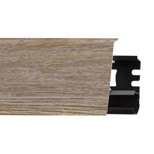 Arbiton PVC Skirting Board, satin oak