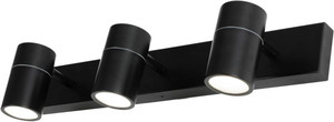 GoodHome Wall Lamp Tellot 3 x GU10 IP44, black