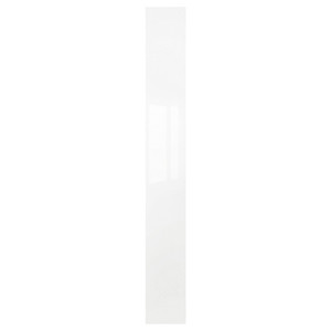 FARDAL Door, high-gloss white, 25x229 cm