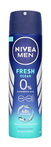 NIVEA Men Antibaterial Anti-perspirant Spray Deodorant Fresh Ocean 150ml