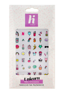 Hi Hybrid Nail Stickers Unicorn