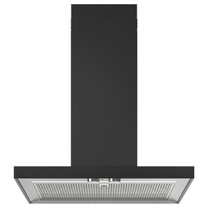 MATÄLSKARE Wall mounted extractor hood, black, 60 cm