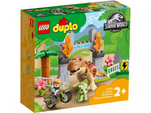 LEGO DUPLO T. rex and Triceratops Dinosaur Breakout 2+