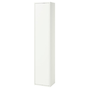 HAVBÄCK High cabinet with door, white, 40x35x195 cm