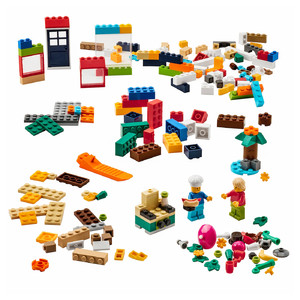 BYGGLEK 201-piece LEGO® brick set, mixed colours