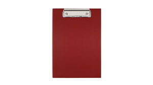 Clipboard A5, PVC, dark red