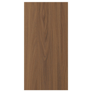 TISTORP Door, brown walnut effect, 30x60 cm