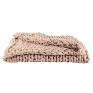 Blanket Chunky, thick, pink