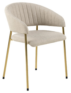 Chair Ann, beige-gold