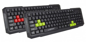 Esperanza Aspis Green Gaming Wired Keyboard