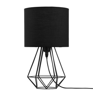 GoodHome Table Lamp Smertrio E27, black