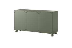 Cabinet Sonatia II 150 cm, with 2 internal drawers, olive