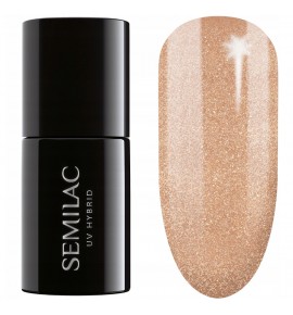 Semilac UV Hybrid Nail Polish 307 Golden Icing 7ml