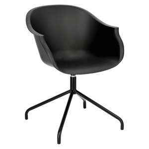 Swivel Desk Chair Roundy, black