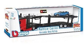 Bburago Metal Model Mercedes-Benz Actros Multicar Carrier 3+