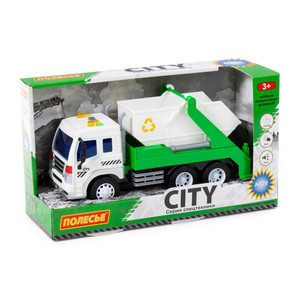 Container Truck with Light & Sound, green, 3+