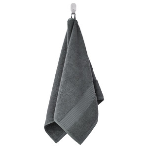 FREDRIKSJÖN Hand towel, dark grey, 50x100 cm