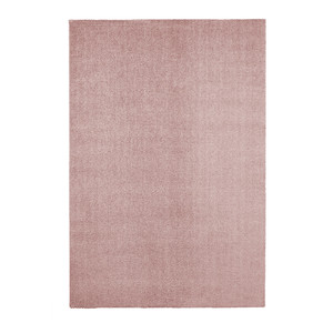 KNARDRUP Rug, low pile, pale pink, 133x195 cm