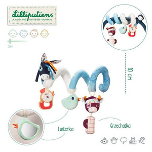 LILLIPUTIENS Multifunctional Spiral Toy for Stroller the Farm 3m+