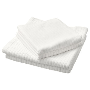 VÅGSJÖN Hand/bath towels set L, 2 pack