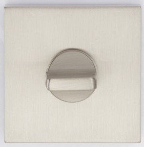 Gamet Door Escutcheon, square, brushed nickel