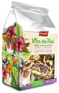 Vitapol Vita Herbal Mix Flower Mix for Rodents & Rabbits 50g