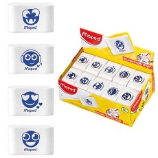 Eraser Essentials Soft White 40pcs