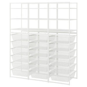 JONAXEL Frame/mesh baskets/shelving units, 148x51x173 cm