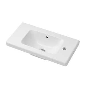 TVÄLLEN Single wash-basin, 64x33x5 cm