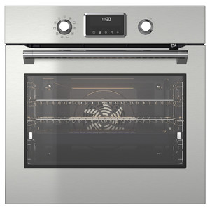 FORNEBY Forced air oven with direct steam, pyrolytic IKEA 700/stainless steel colour