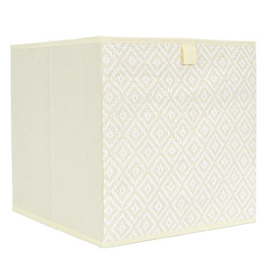 Storage Box 30x30cm, Braid, beige