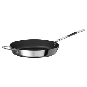 HEMKOMST Frying pan, stainless steel/non-stick coating, 32 cm