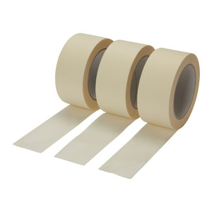 Diall Masking Tape, 48 mm x 50 m, beige, 3 pack