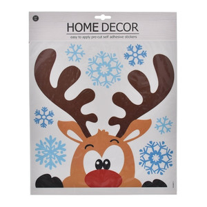 Christmas Window Sticker Reindeer