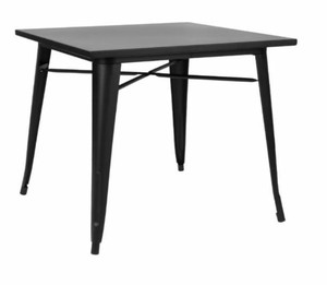 Dining Table Paris 80x80 cm, black