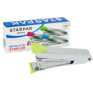 Stapler Metallic 02, 10 Sheets, green