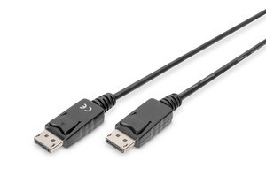 Assmann Connection Cable DisplayPort 1080p 60Hz FHD Type DP / DP M / M black 2m