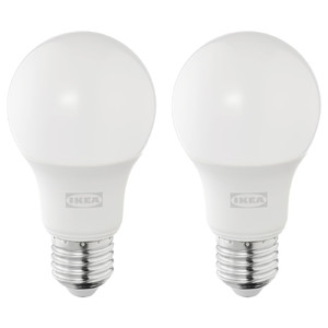 SOLHETTA LED bulb E27 470 lumen, globe opal white