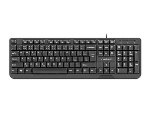 UNW Keyboard Trout Slim black USB CZ/SK