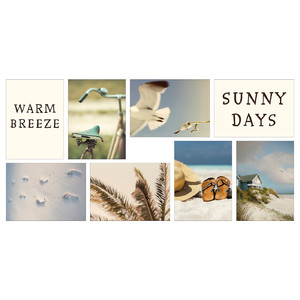 VÄXBO Art card, warm breeze, 13x18 cm, 8 pack