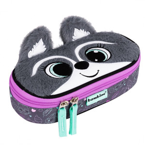 Pencil Case Plush Raccoon