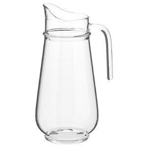 TILLBRINGARE Jug, clear glass, 1.7 l