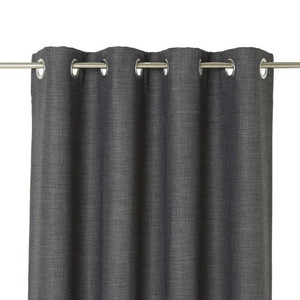 Block-out Curtain GoodHome Novan 140x260cm, dark grey